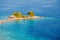 Splendid seascape of Sjekirica beach. Location Dalmatia region, Croatia, Europe