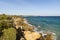 Splendid seascapes of Arenella Beach in Syracuse City, Sicily, Italy.