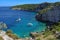 Splendid summer landscape - Ionian Sea, Zakynthos Island, landmark attraction in Greece. Seascape