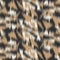 Spliced vector camouflage spots texture. Variegated animal skin background. Seamless camo ikat pattern. Modern distorted