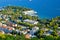 Split coast aerial view of Meje