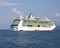 Split, Croatia - giant ferry toward Split harbor