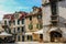 Split, Croatia - June 1, 2019: Old town of Split, medieval city with streets full of tourists and religious buildings