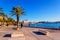 SPLIT, CROATIA - OCTOBER 1: Turists and residents walking along