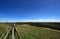 Split Rail Fence along the Cement Ridge dirt road in the Black Hills of South Dakota USA