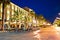 Split Riva waterfront evening view