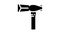 splitting maul hammer glyph icon animation