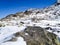 Splugen unterer Surettasee, winter landscape