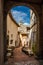 Spoleto street from Porta Fuga