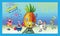 Sponge Bob square pants and friends cartoon