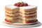 Sponge Cake. Classic Victoria sandwich recipe. Generative AI