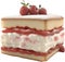 Sponge Cake. Classic Victoria sandwich recipe. Generative AI