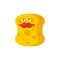 Sponge emoji good. Emotions happy yellow avatar sponge for clean