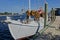 Sponging boat, moored in the docks of Tarpon Springs, Florida