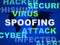 Spoofing Attack Cyber Crime Hoax 2d Illustration