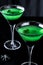 Spooky Apple Martinis