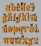 Spooky Halloween Font Uppercase Letters