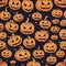 Spooky Retro Style Halloween Background