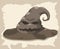 Spooky Smile Retro Wizard Hat