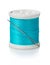 Spool of blue threads