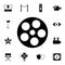 Spool icon. Detailed set of cinema icons. Premium quality graphic design icon. One of the collection icons for websites