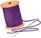Spool with threads and needle