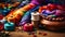 spools of colorful thread