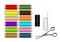 Spools of colorful thread, cdr vector