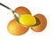 Spoon egg yolk