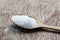 Spoon of fine granulated sugar