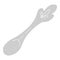 Spoon hand drawn simple doodle illustration isolated