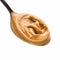 Spoon of peanut butter
