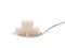 Spoon with sugar cube