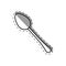 spoon utensil kitchen dotted line