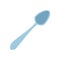 spoon utensil on white background