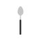 Spoon vector illustration denner utensil kitchen silverware icon food. Restaurant symbol cutlery equipment design object.