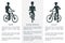 Sport Active Lifestyle and Cyclist Bright Banner