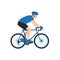 Sport athlete cyclist vector illustration