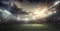 Sport Backgrounds. Soccer stadium. 3d render