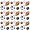 Sport Balls Seamless Pattern [1]