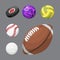 Sport balls tournament win round basket soccer equipment and recreation leather group traditional different