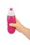 Sport beverage bottle in hand