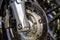 Sport bike or motorcycle brake disk