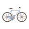 Sport bike racing on the track. Speed bike with reinforced wheels.Different Bicycle single icon in cartoon style vector