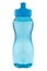 Sport blue plastic water bottle