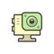 Sport camera icon