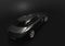 Sport car in a dark background