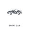 Sport car icon from Transportation collection.