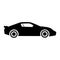 Sport car icon vector. Sports  auto logo illustration.