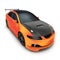 Sport car orange